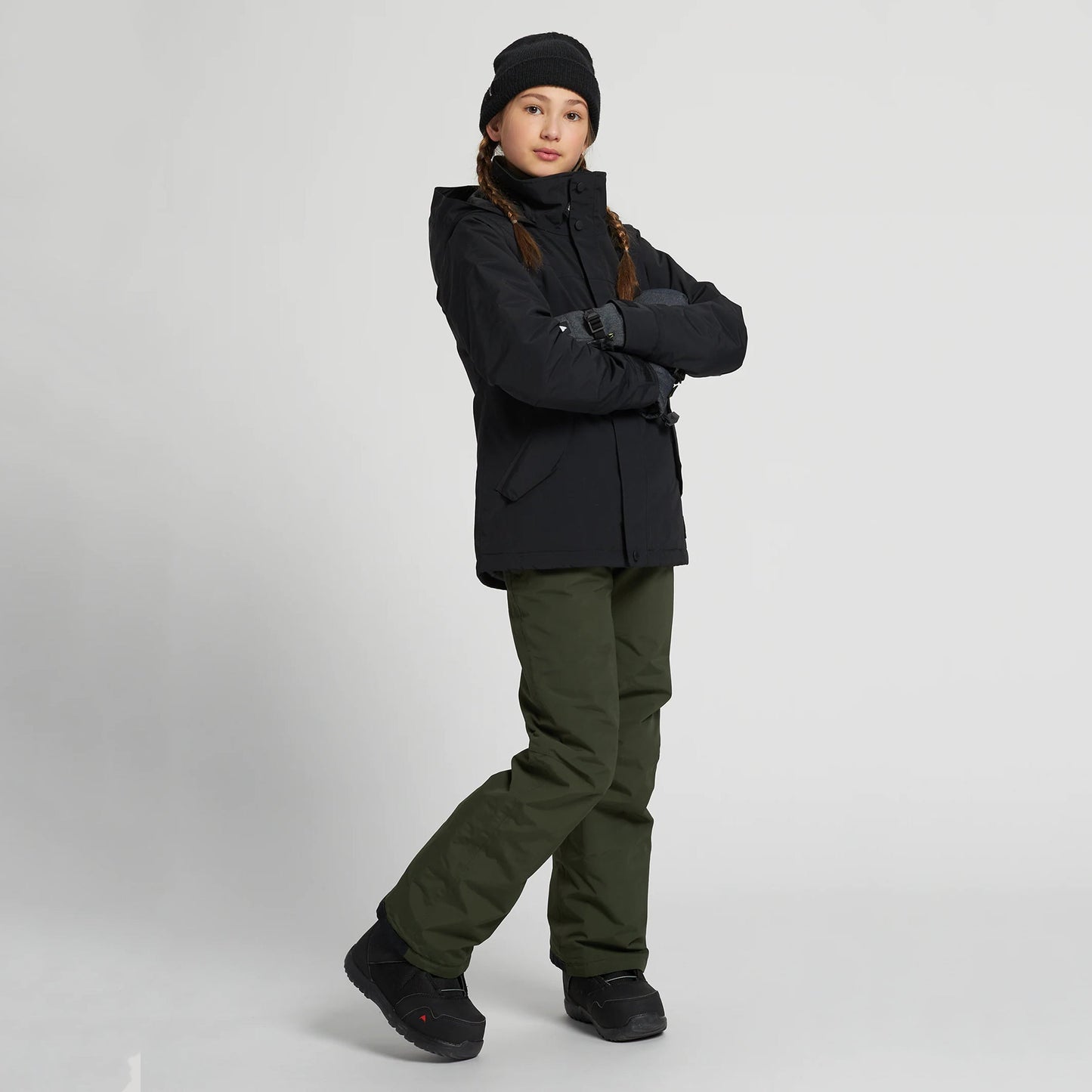 儿童黑色滑雪服