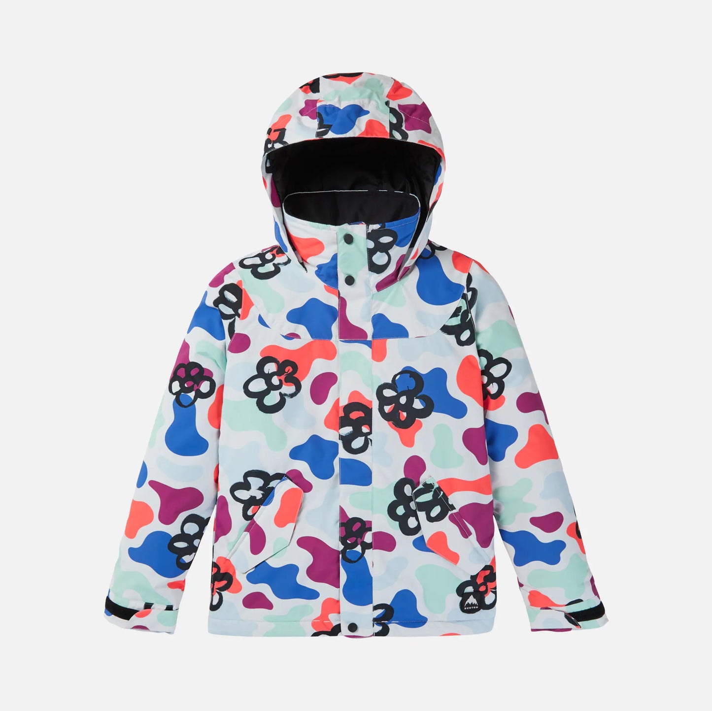 女童彩色滑雪服