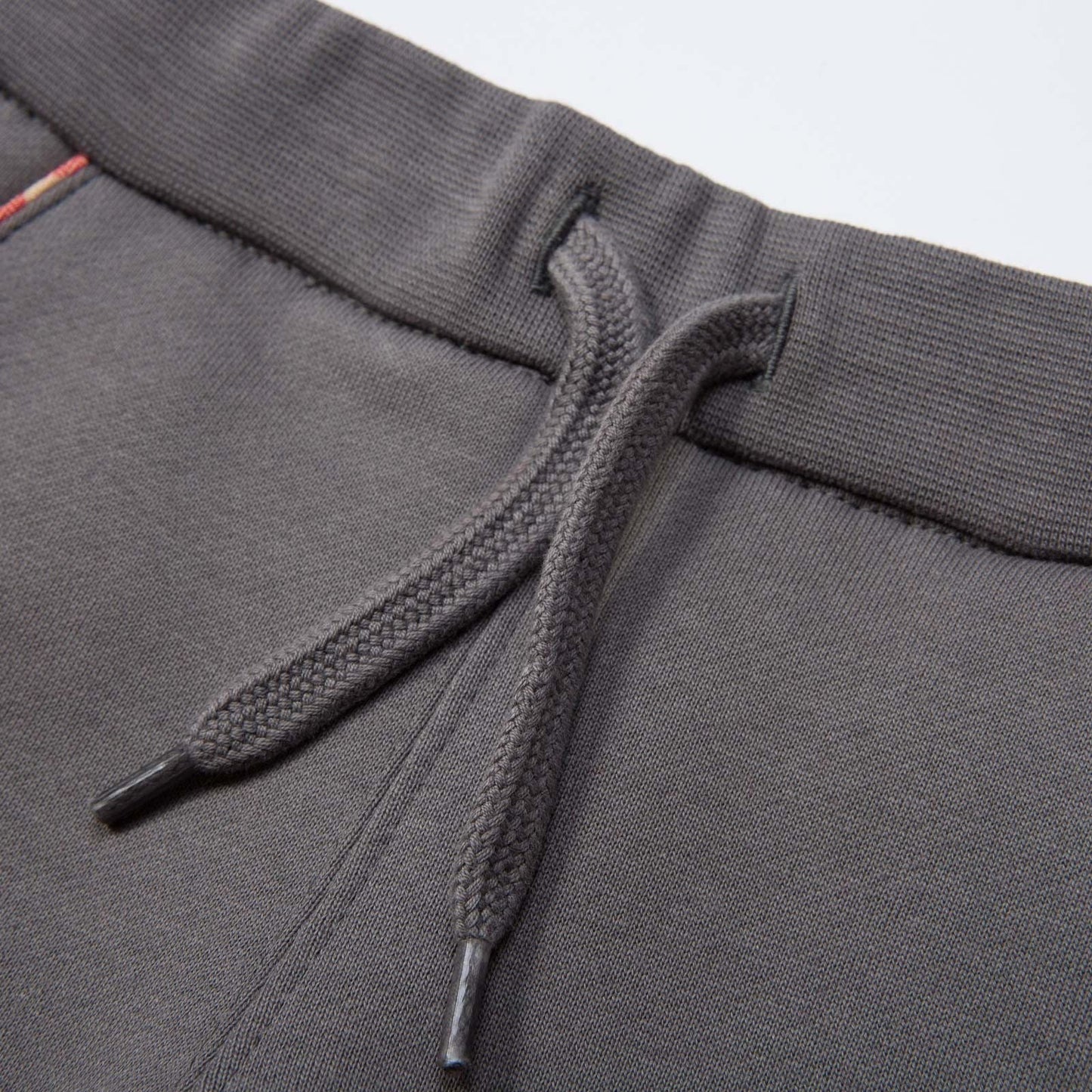 Boys Grey Tracksuit With Check Lined Hood