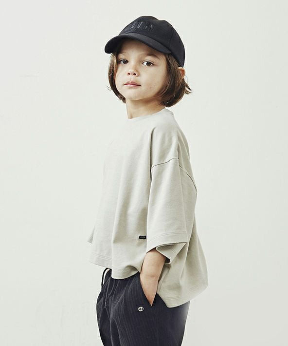 Girls Beige Logo T-Shirt