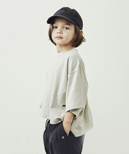 Girls Beige Logo T-Shirt
