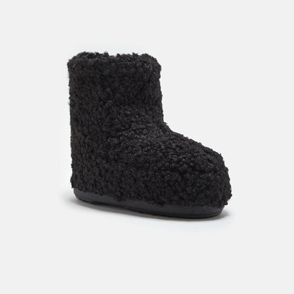 女士黑色"ICON LOW"短靴