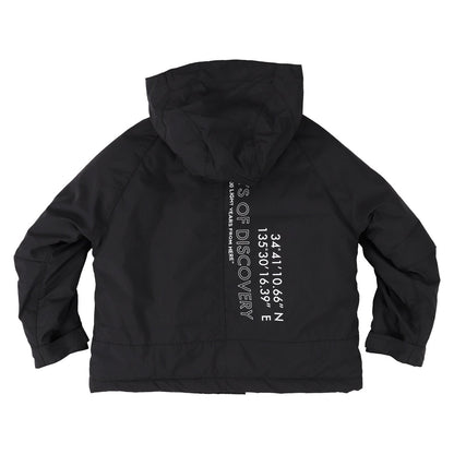 儿童黑色棉夹克