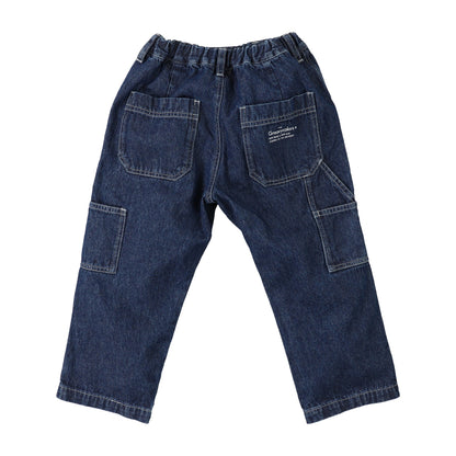 男童藏青色牛仔裤