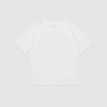 儿童白色草莓T恤