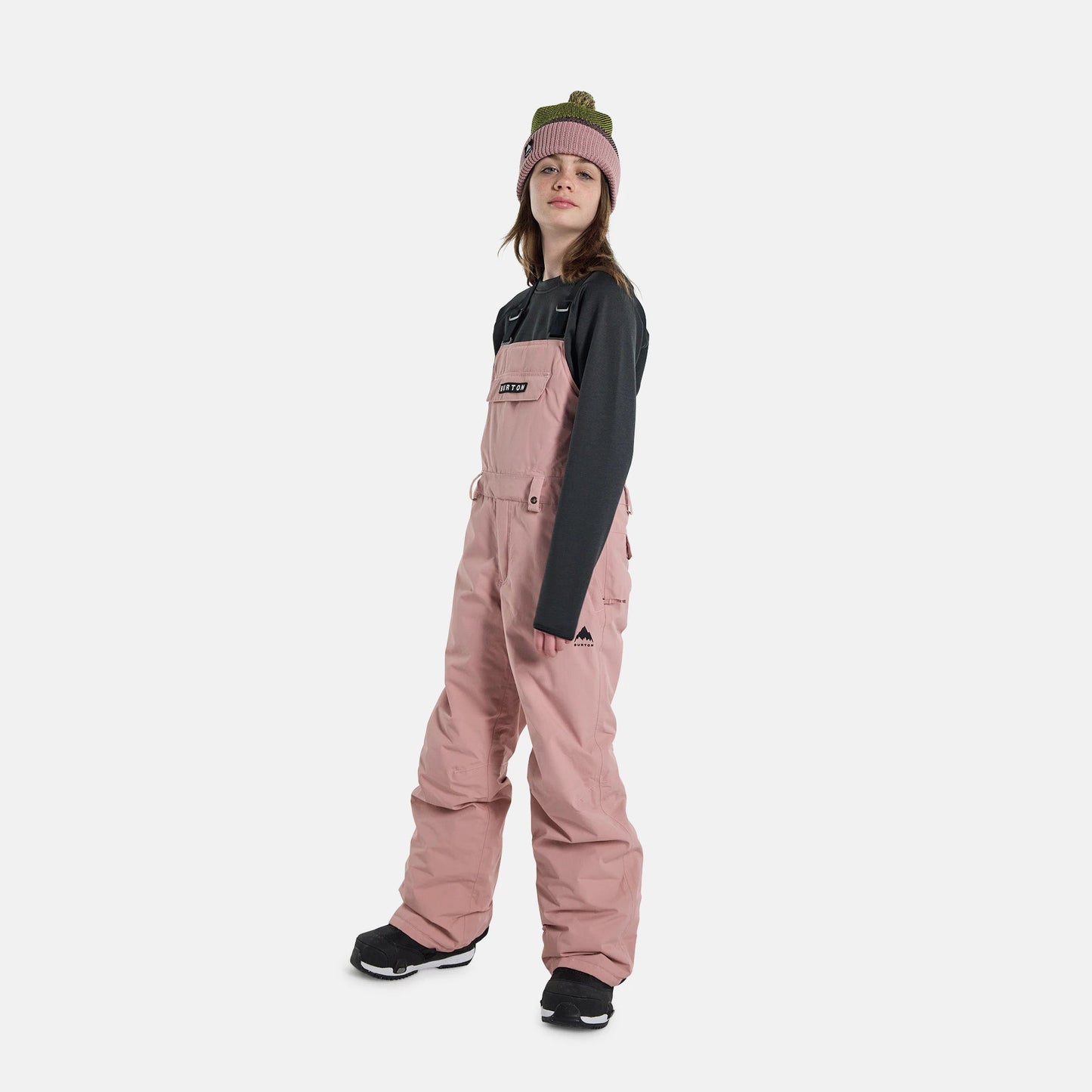 女童粉色滑雪裤