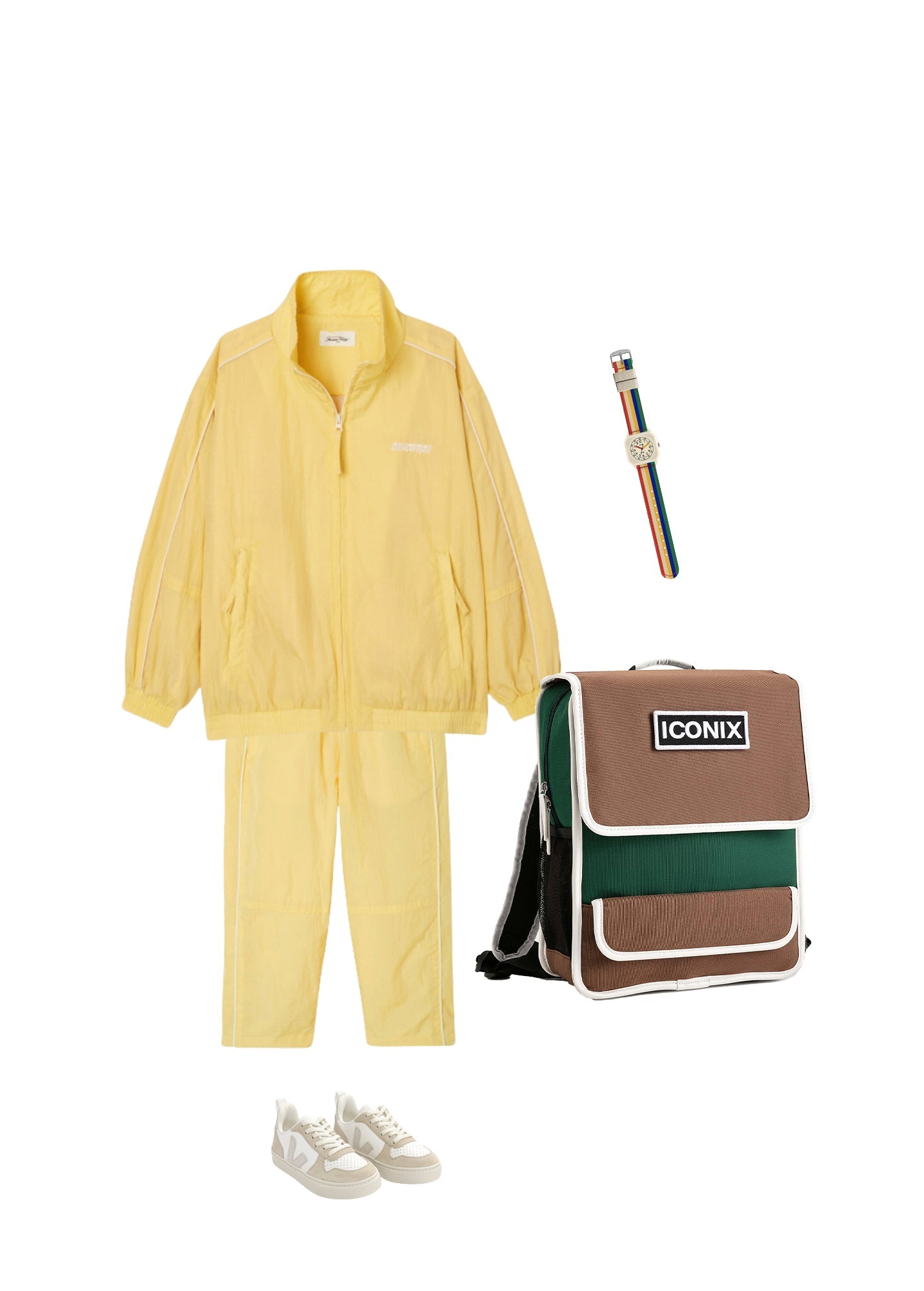 儿童彩色条纹手表