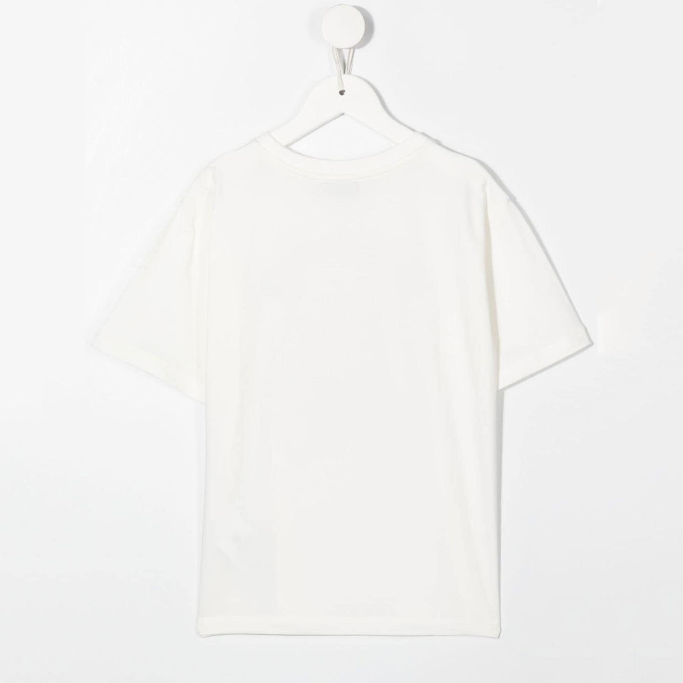 儿童白色印花棉T恤