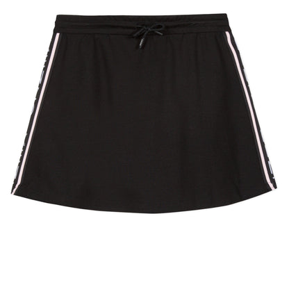 女童黑色Logo短裙