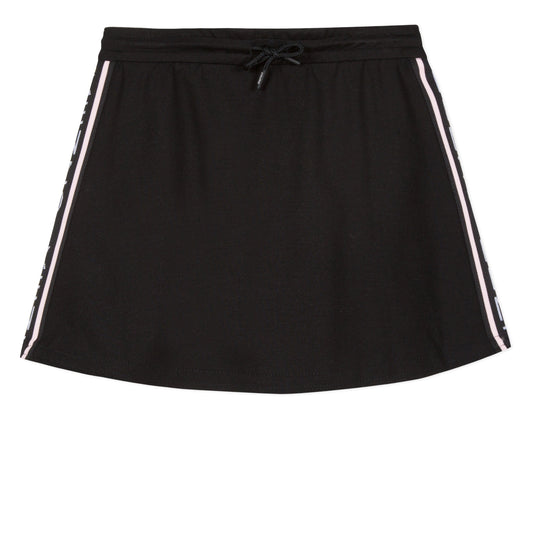 女童黑色Logo短裙