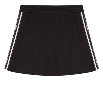 女童黑色Logo短裙