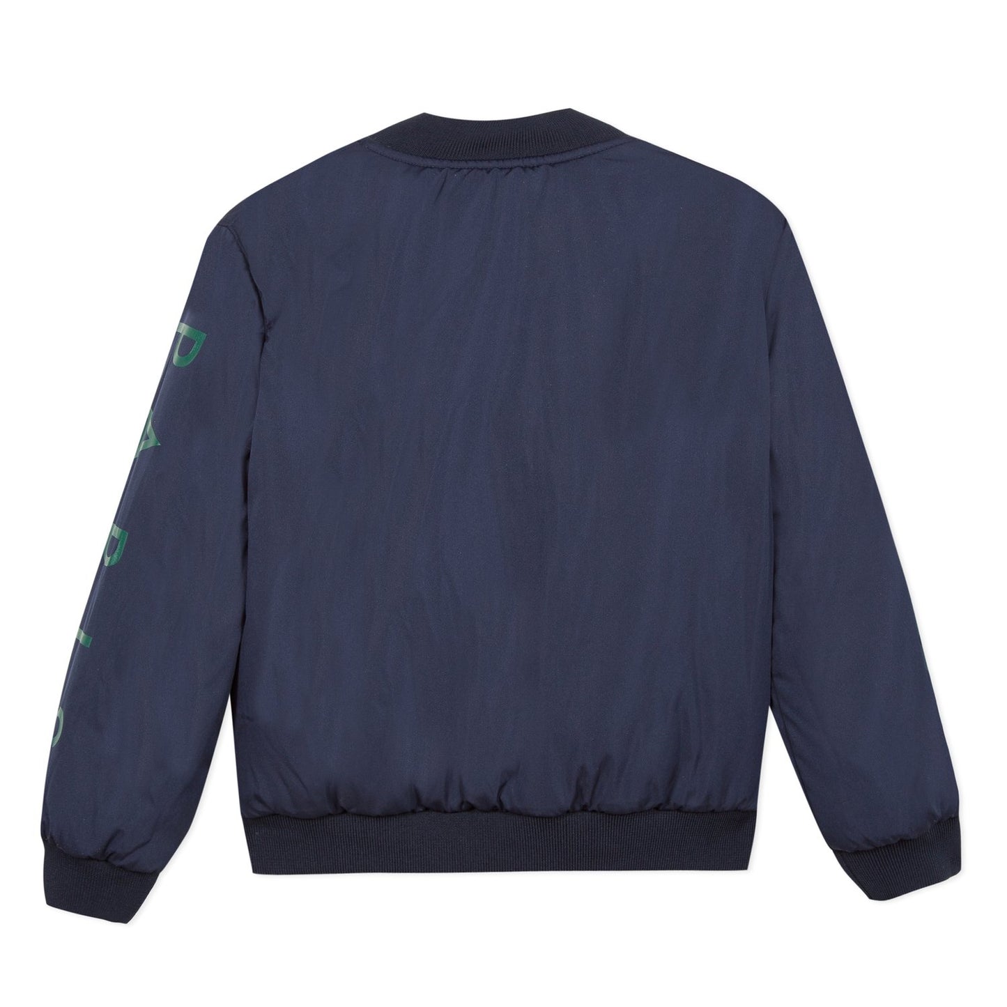 男童绿色&深蓝色双面外套