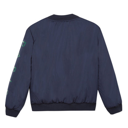 男童绿色&深蓝色双面外套