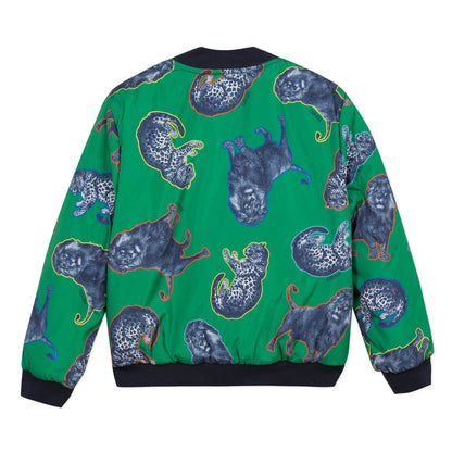 男童绿色&深蓝色双面外套