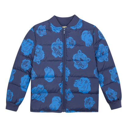 男童深绿色连帽外套