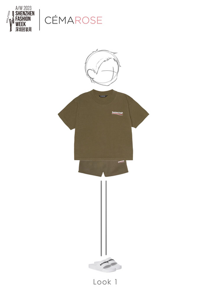 儿童白色Logo凉鞋