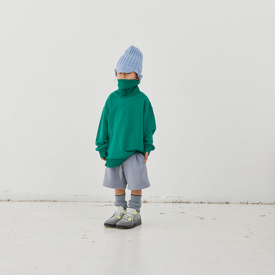 儿童绿色棉卫衣