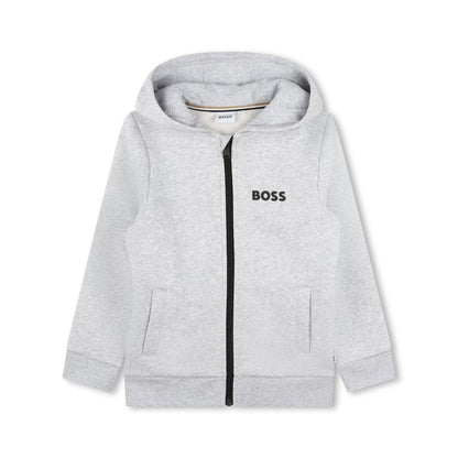 男童灰色棉套装