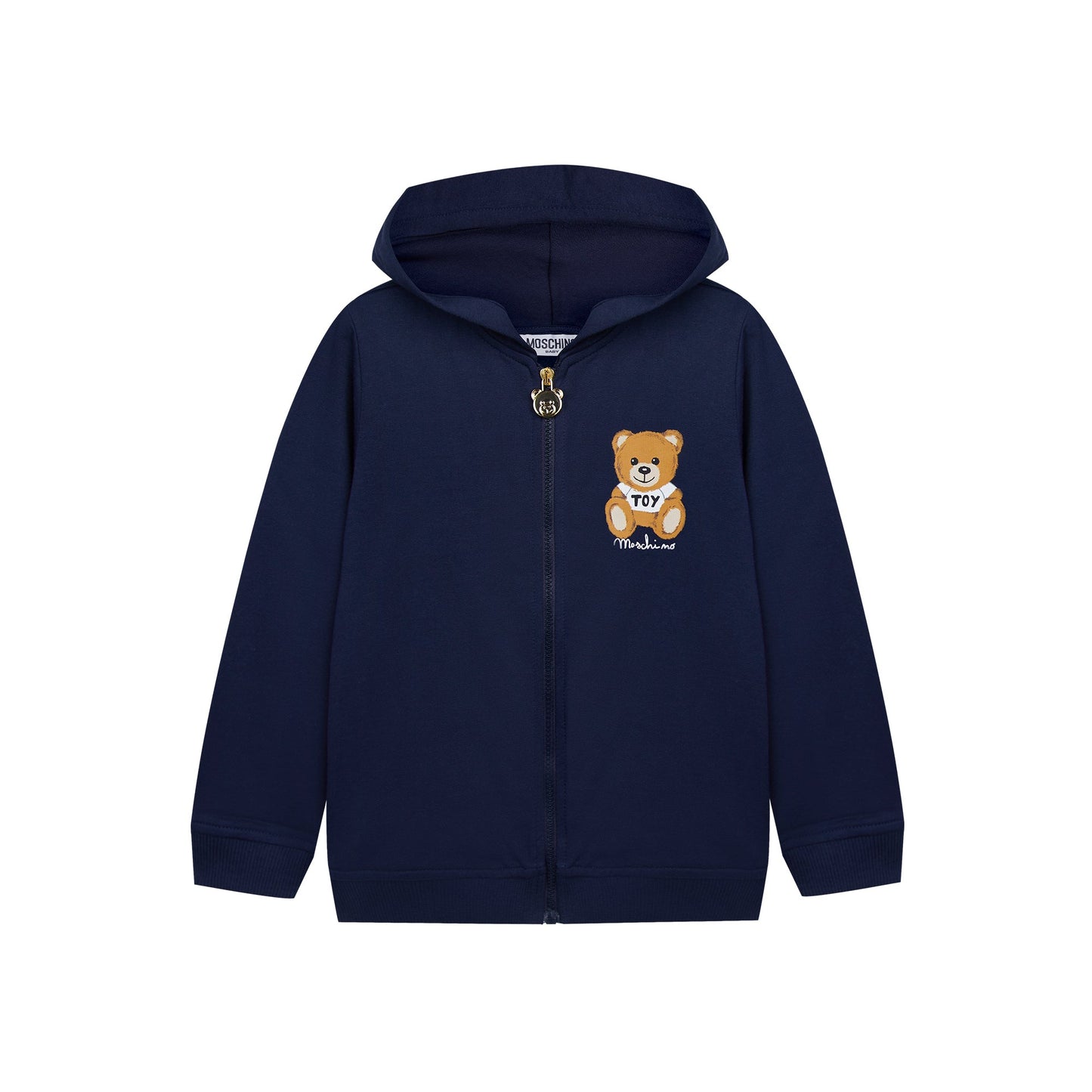 婴儿藏青色拉链上衣