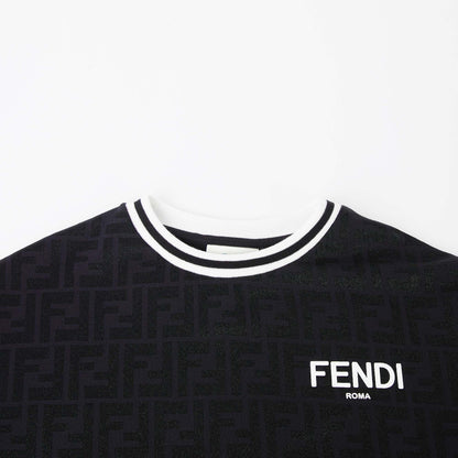 儿童黑色Logo T恤