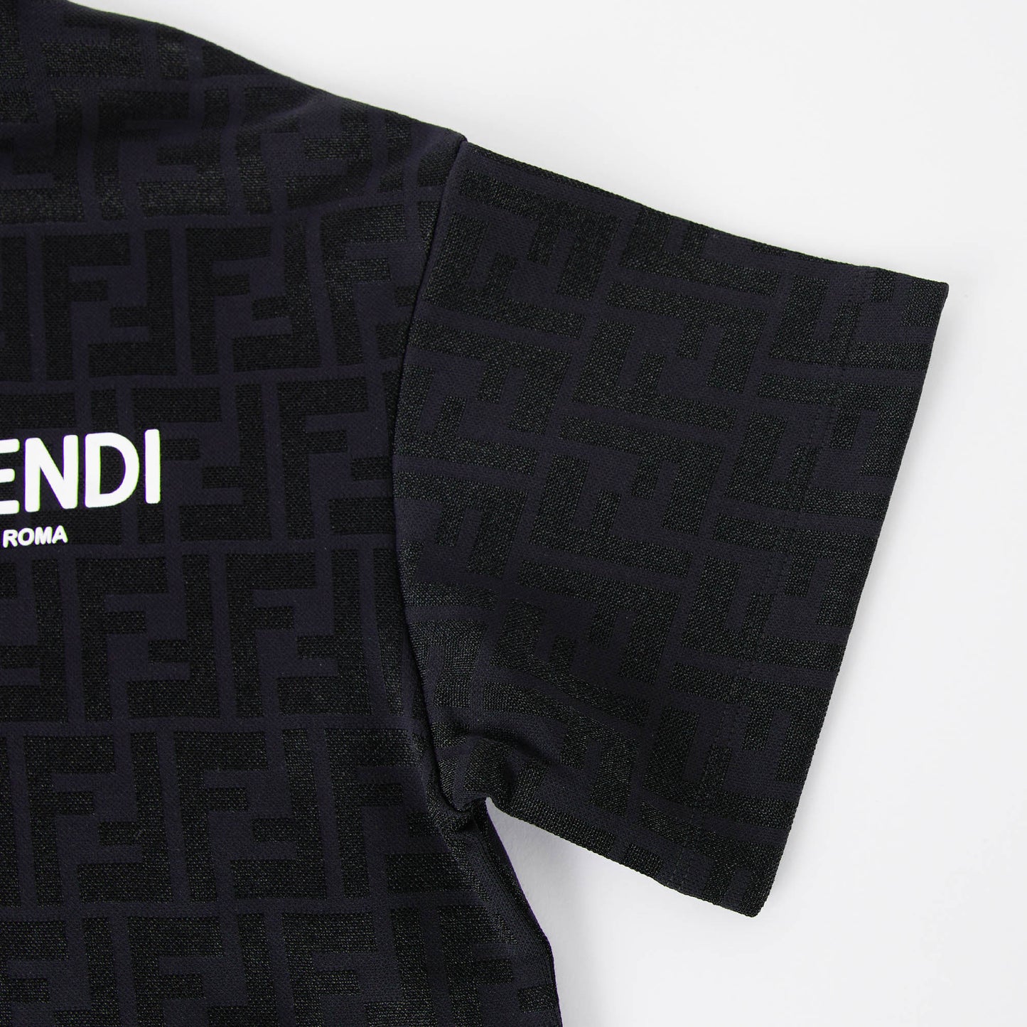 儿童黑色Logo T恤