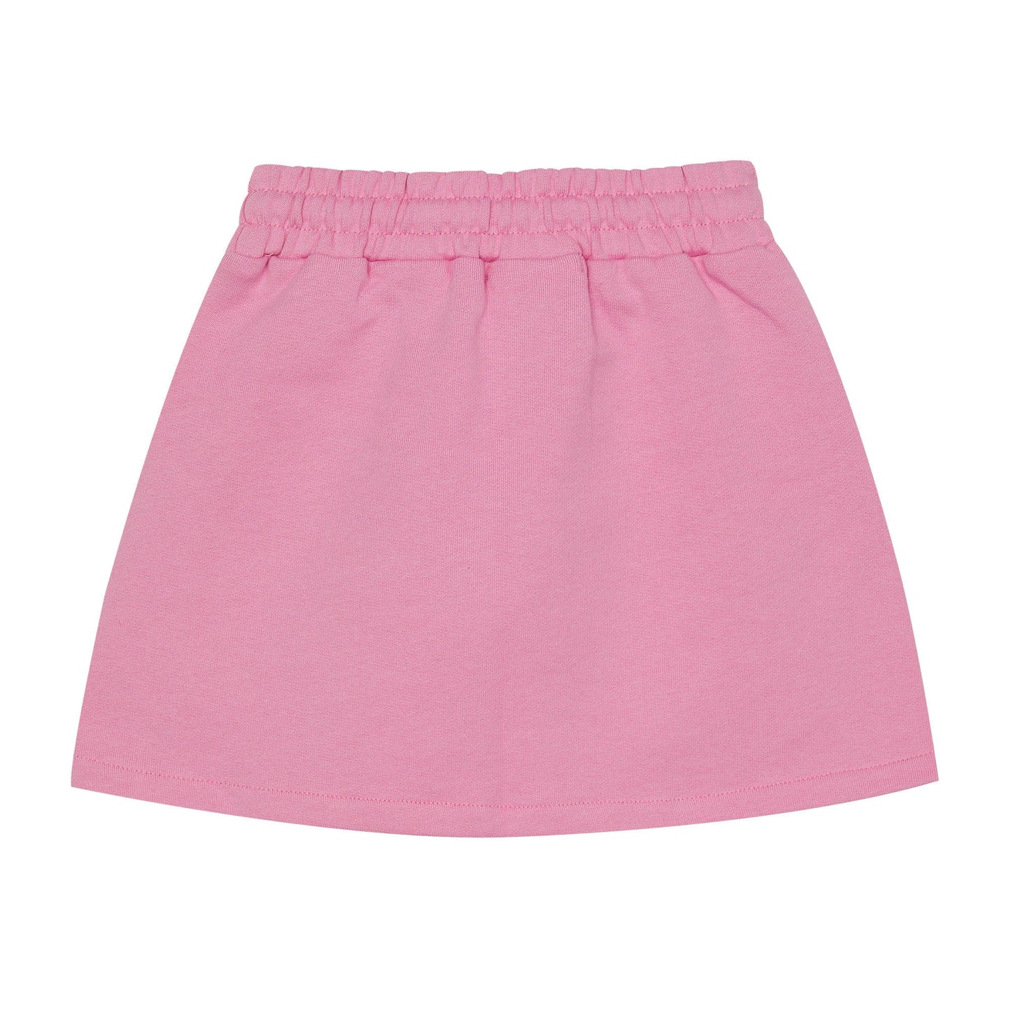 女童粉色Logo棉短裙