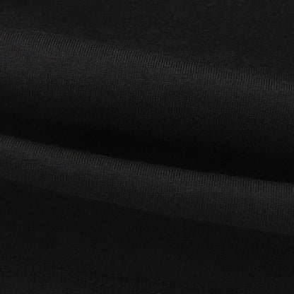 女童黑色印花棉T恤