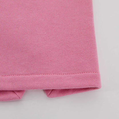 女童粉色Logo棉短裙