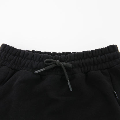 女童黑色Logo棉短裙