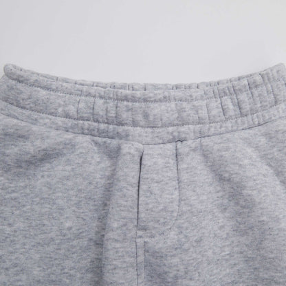 男童灰色Logo棉长裤