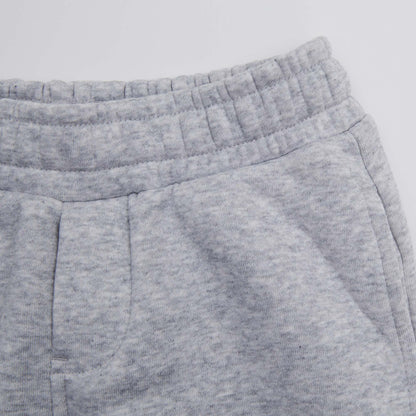 男童灰色Logo棉长裤