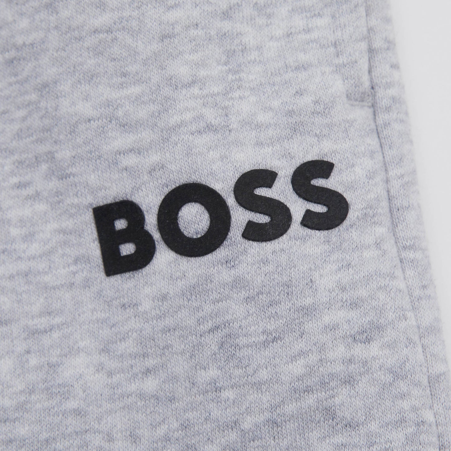 男童灰色Logo棉长裤