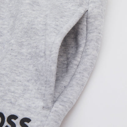 男童灰色Logo棉长裤