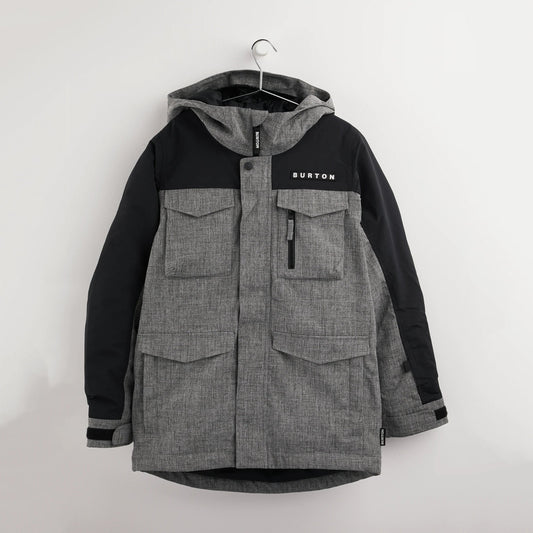 男童灰色滑雪服