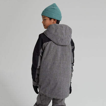 男童灰色滑雪服