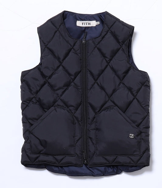 Boys Black Padded Vest