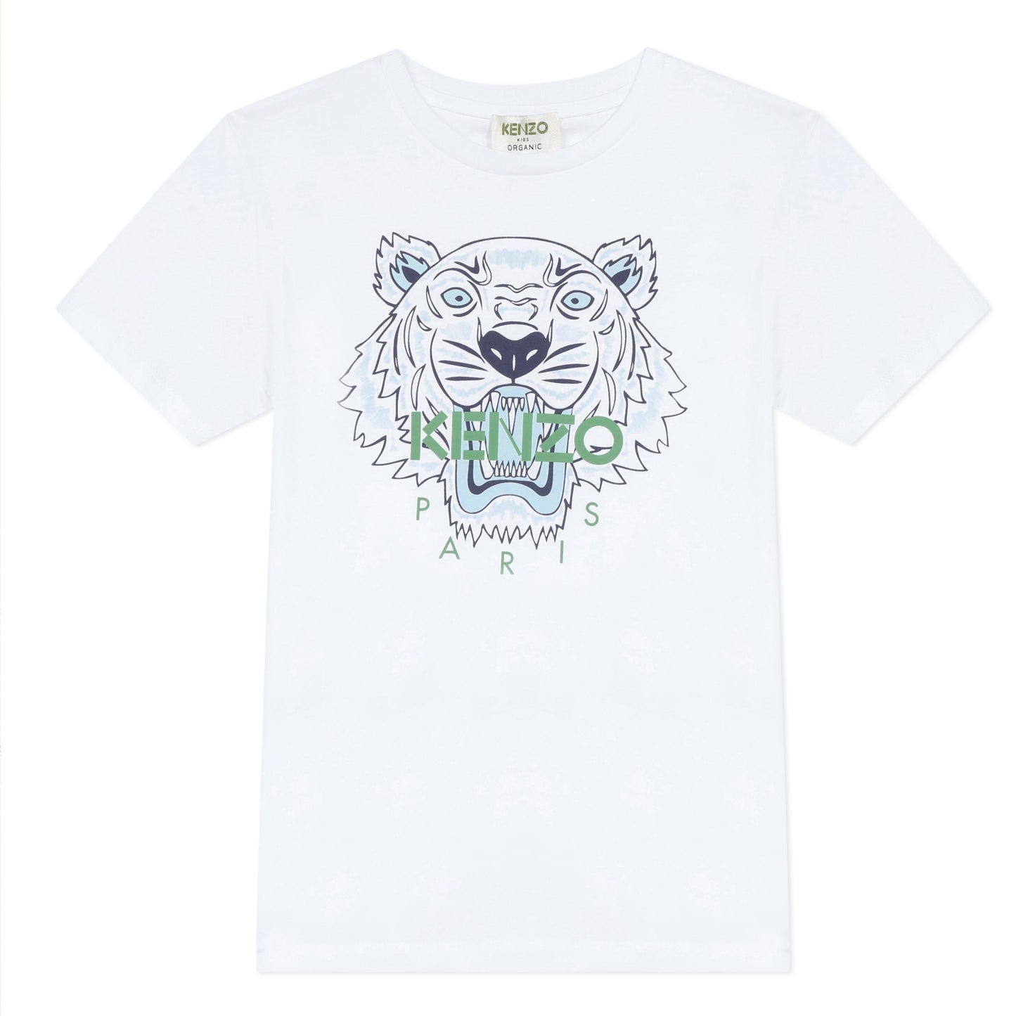 Boys Optic White Cotton T-Shirt