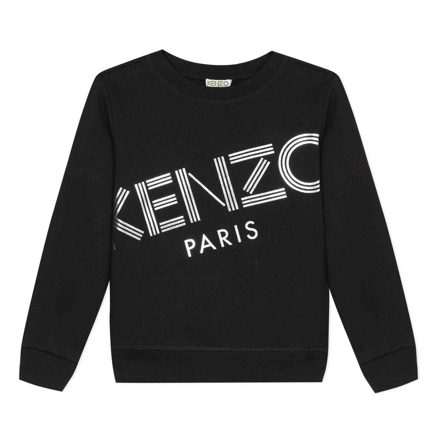 Girls Black Logo Sweatshirt