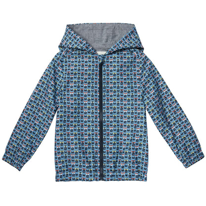 Baby Boys Blue 'FF Monster' Printed Jacket