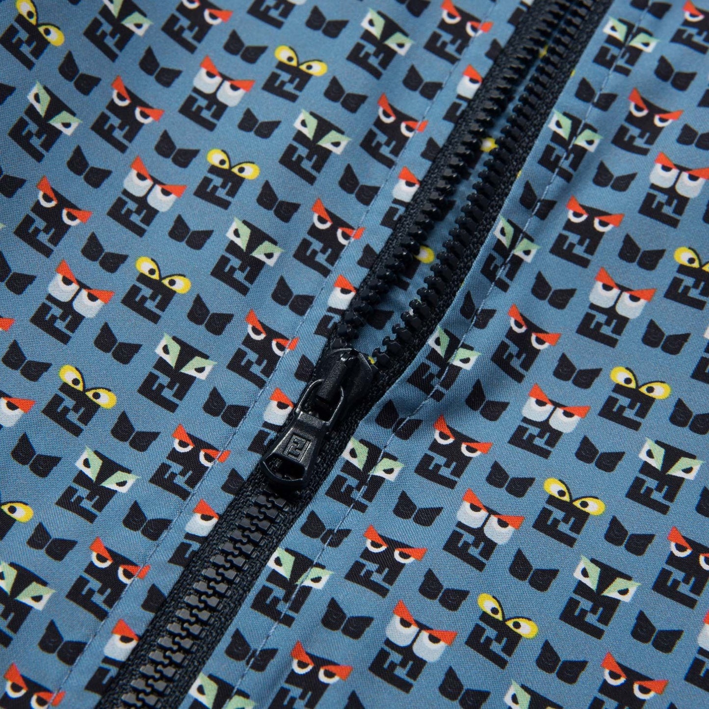 Baby Boys Blue 'FF Monster' Printed Jacket