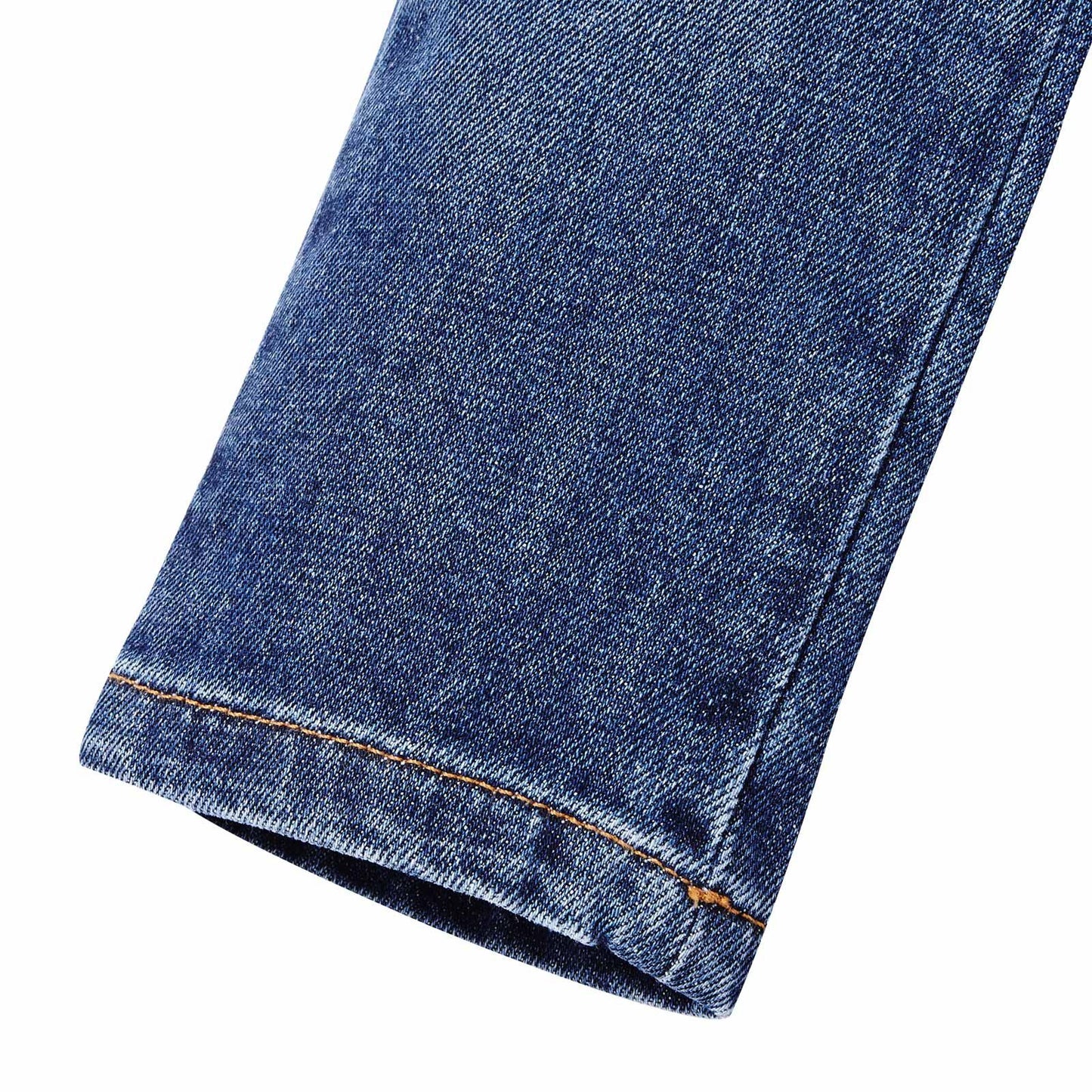 Baby Boys Blue Denim Monster Logo Patch Jeans