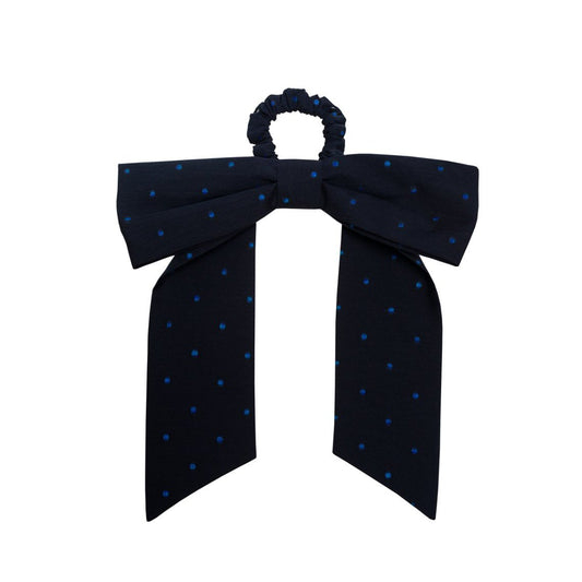 女童黑色圆点发带