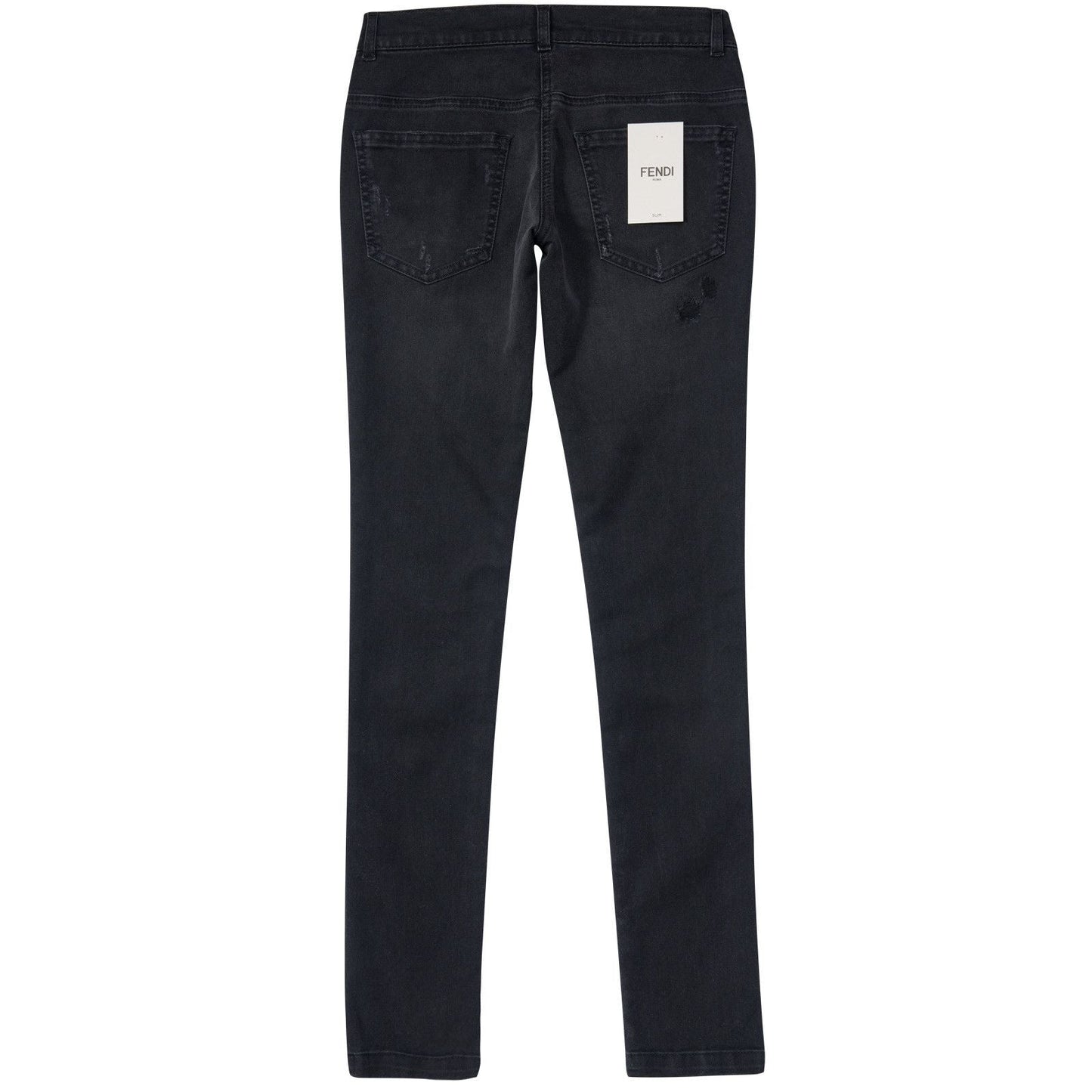 Girls Black Monster Slim Fit Jeans