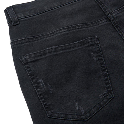 Girls Black Monster Slim Fit Jeans