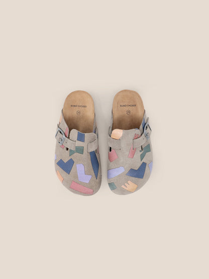 女童藏青色凉鞋