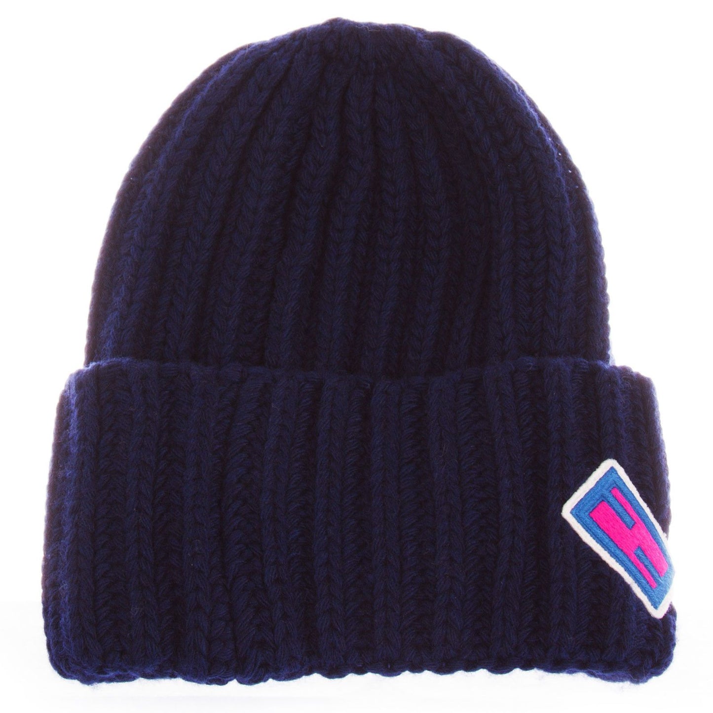 Boys Blue Monster Printed Knitted Wool Hat