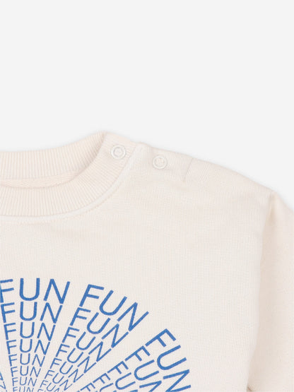 Baby Boys & Girls Cream Tan T-Shirt