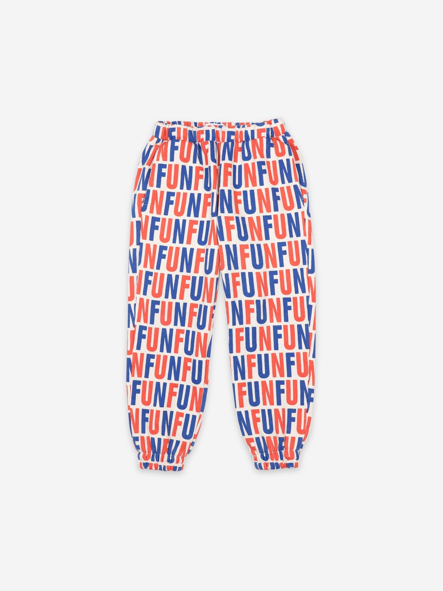 Girls Cream Tan Print Jogging Pants
