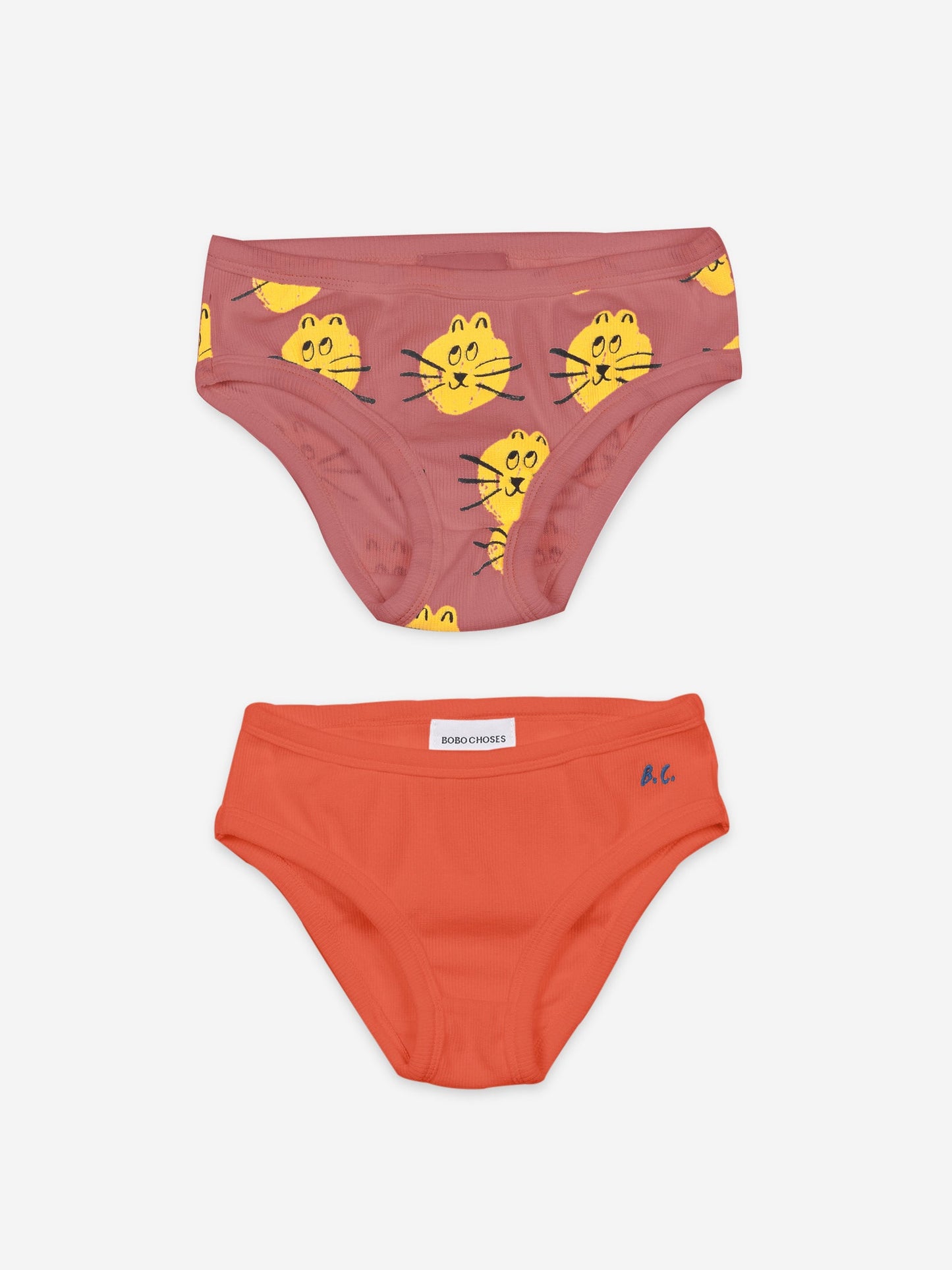 女童橙色内裤套装