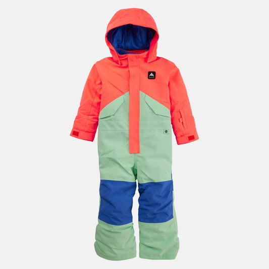 儿童绿色连体滑雪服